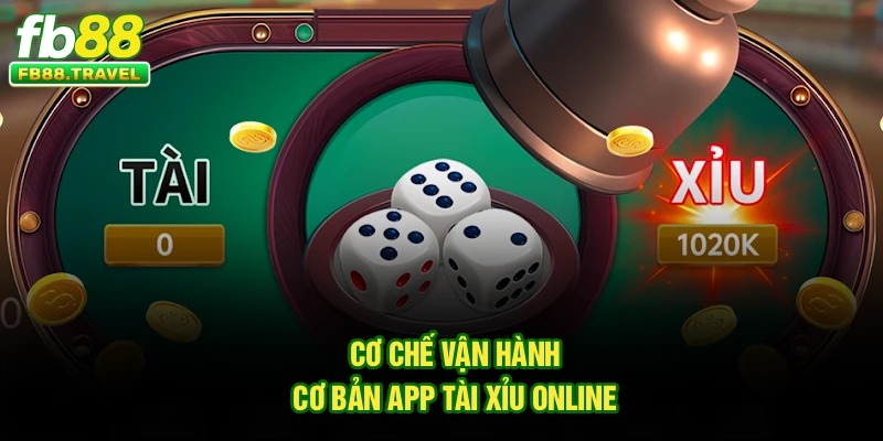 Cơ chế vận hành cơ bản app tài xỉu online