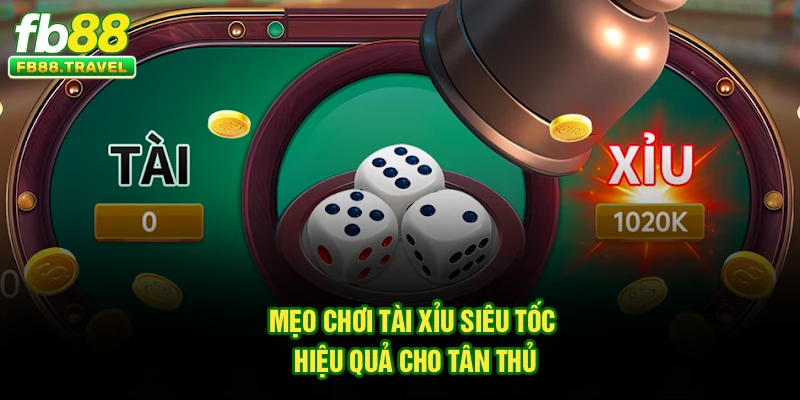 Mẹo chơi tài xỉu siêu tốc hiệu quả cho tân thủ